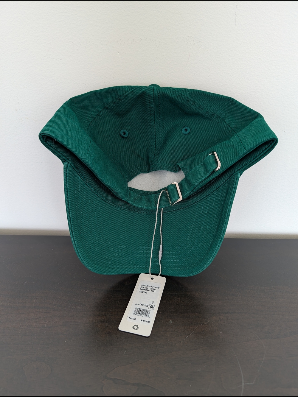 Favorite Daughter Emerald Green Baseball Cap with White Logo - Picture 2 of 3